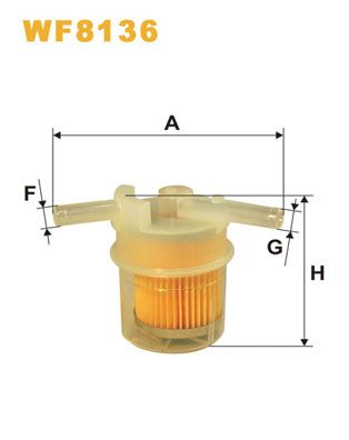 WIX FILTERS Polttoainesuodatin WF8136